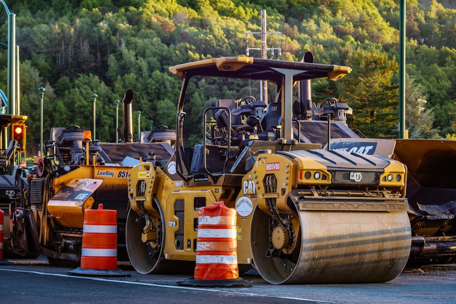 Travaux de sewage system construction