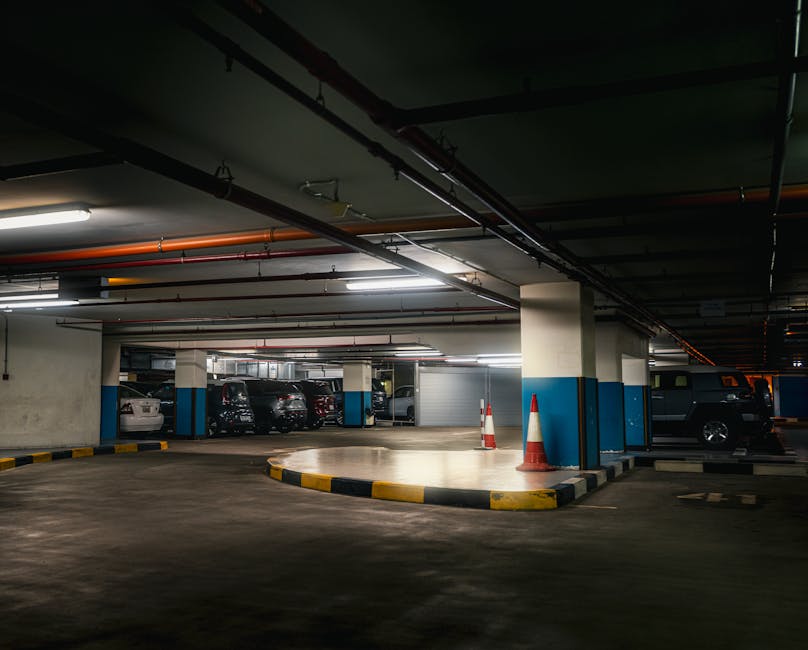 Travaux de concrete septic underground