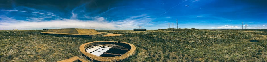 Travaux de concrete septic underground