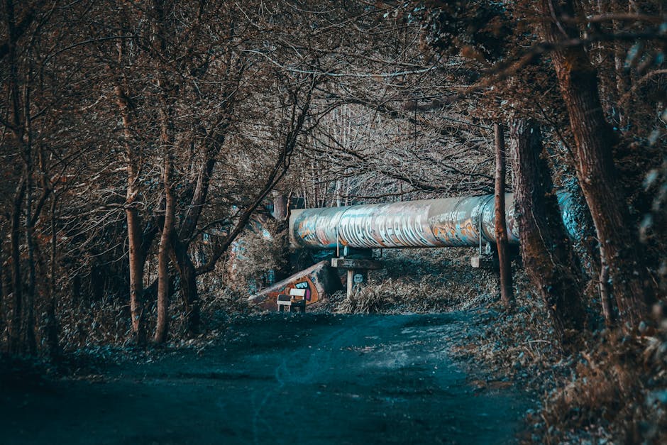 Travaux de underground pipe joining