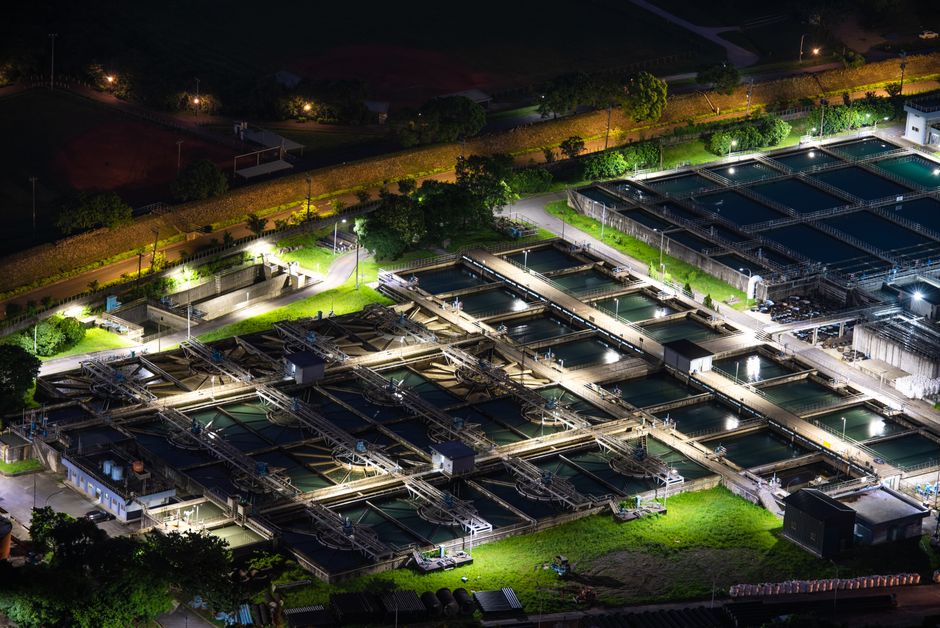 Travaux de small treatment plant