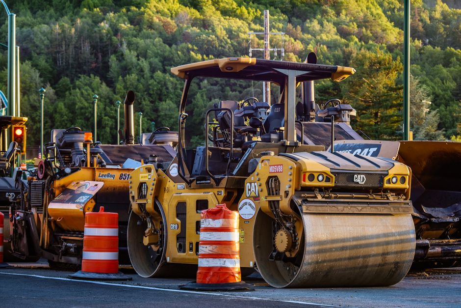 Travaux de sewage system construction